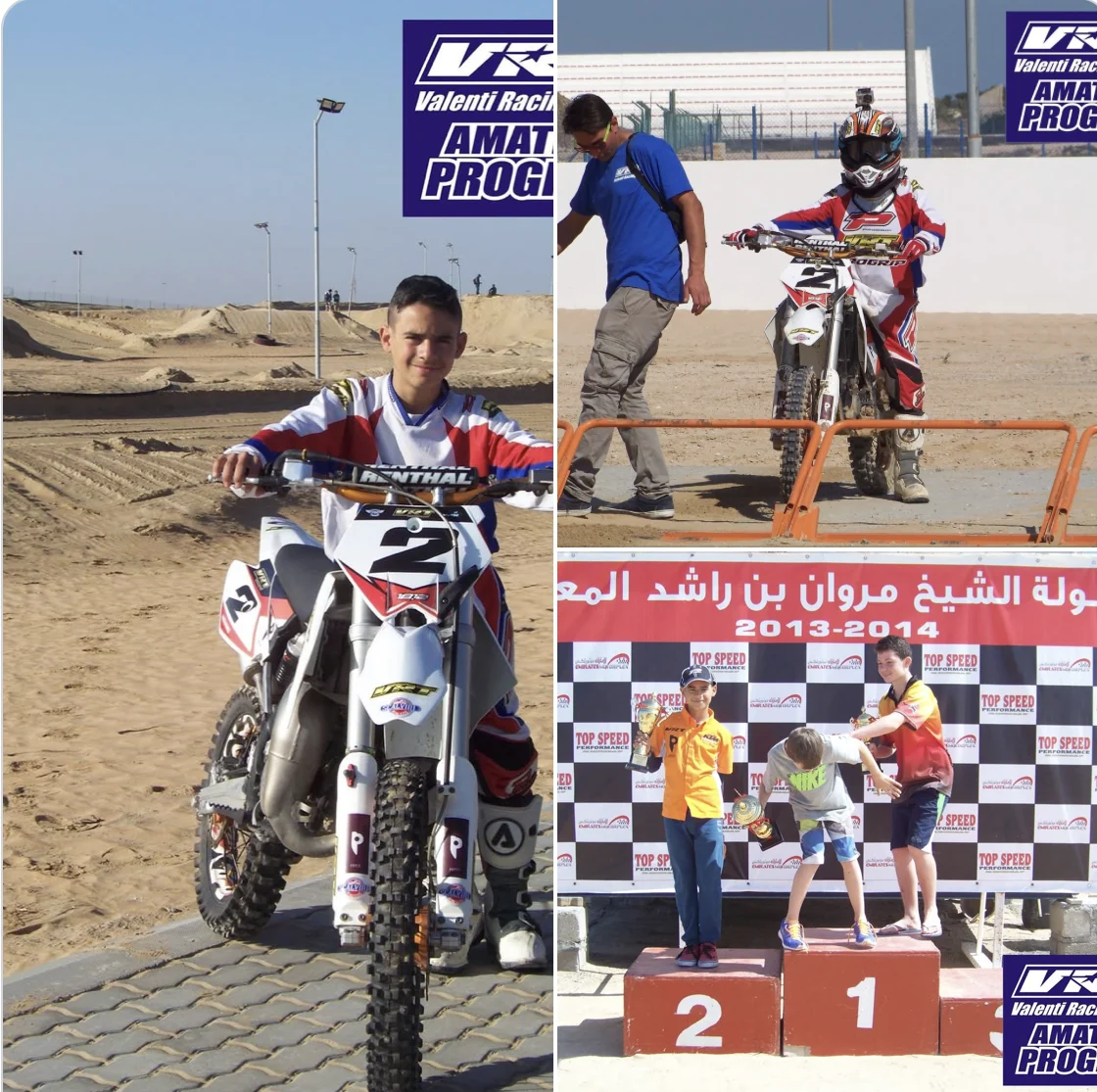 Keving Valenti · Umm al-Qaywayn · gara e podio negli Emirati