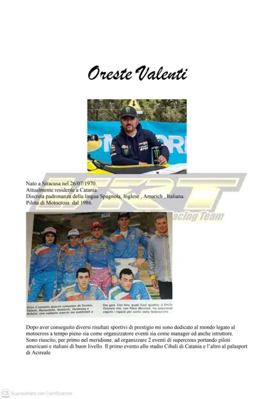 Oreste Valenti · biografia