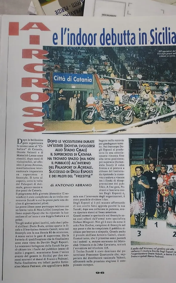 Aircross, e l'indoor debutta in Sicilia
