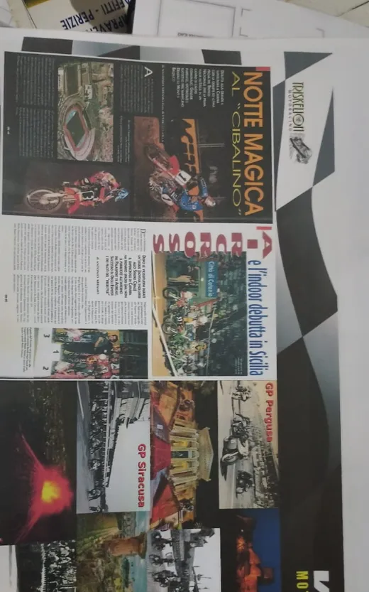 Collage di pagine e foto dell'archivio VRT